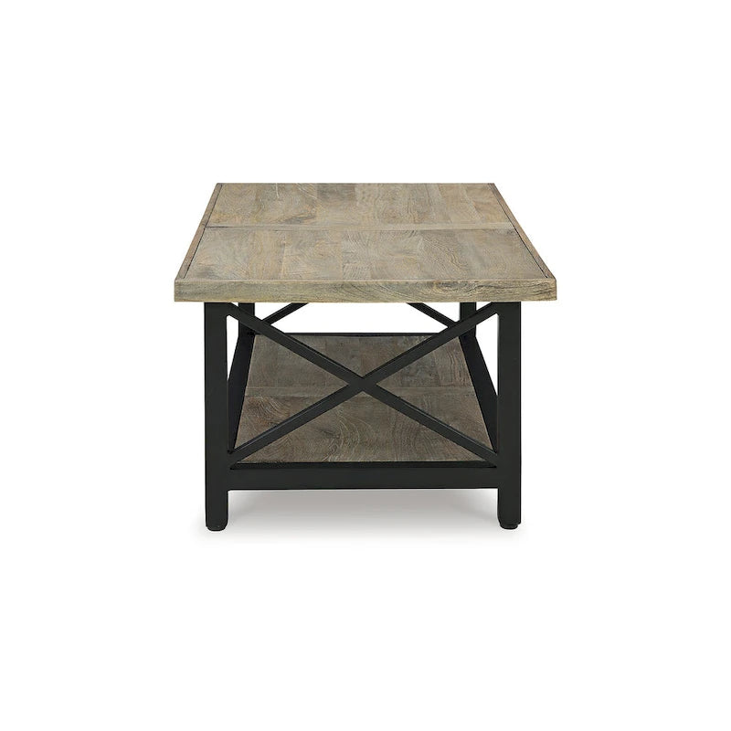 Signature Design by Ashley Bristenfort Table Basse Marron/Noir - 46L x 26P x 18H