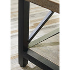Signature Design by Ashley Bristenfort Brown/Black Coffee Table - 46W x 26D x 18H