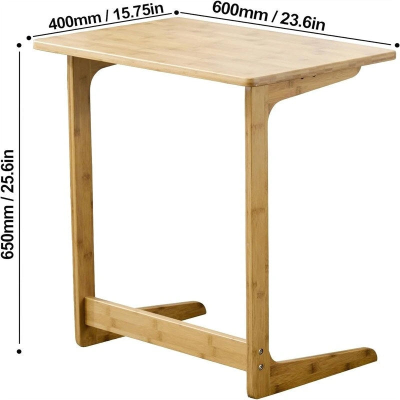 Table d'appoint en C - 15,75P x 23,6L x 25,6H