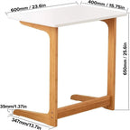 Table d'appoint en C - 15,75P x 23,6L x 25,6H