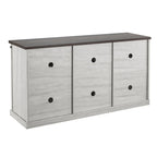 58 Farmhouse Sliding Barn Door TV Stand - Fits TVs up to 65 - 58 in Width