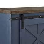 58 Farmhouse Sliding Barn Door TV Stand - Fits TVs up to 65 - 58 in Width