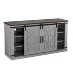 58 Farmhouse Sliding Barn Door TV Stand - Fits TVs up to 65 - 58 in Width