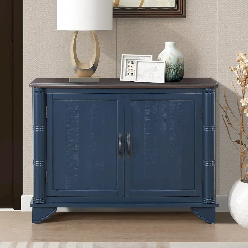 Bahut Console Table Années 40 avec Étagère Réglable
