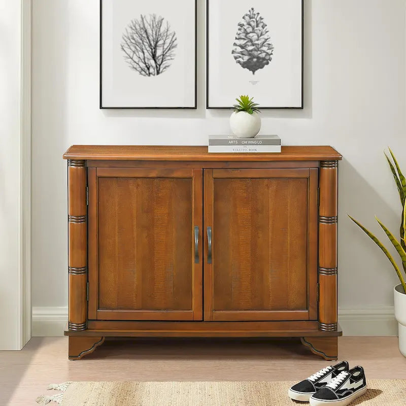 Bahut Console Table Années 40 avec Étagère Réglable