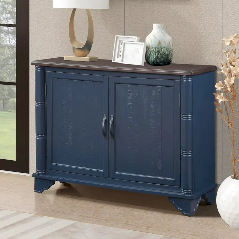 Bahut Console Table Années 40 avec Étagère Réglable