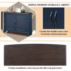 Bahut Console Table Années 40 avec Étagère Réglable