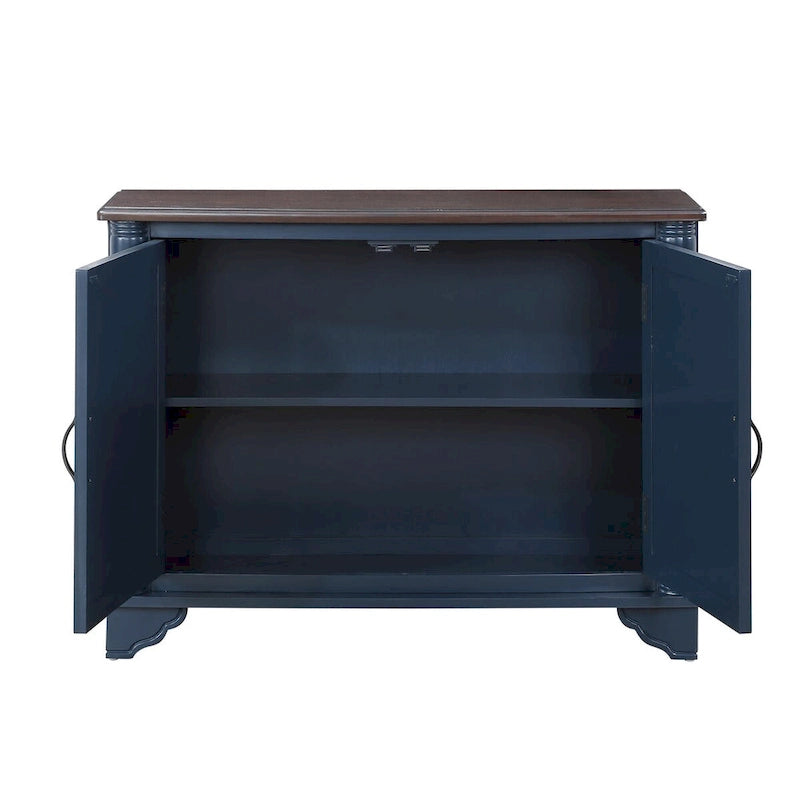 Bahut Console Table Années 40 avec Étagère Réglable