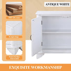 Bahut Console Table Années 40 avec Étagère Réglable