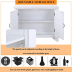 Bahut Console Table Années 40 avec Étagère Réglable