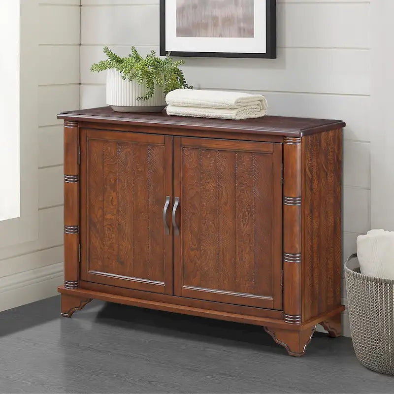 Bahut Console Table Années 40 avec Étagère Réglable