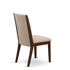 Ensemble de salle à manger East West Furniture 11 pièces - une table en bois et 10 chaises rembourrées en tissu de lin (options de finition)