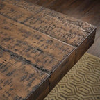 Blake Reclaimed Wood and Concrete Dining Table by iNSPIRE Q Artisan - Brown