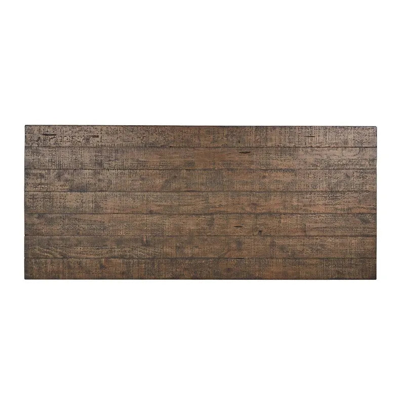 Blake Reclaimed Wood and Concrete Dining Table by iNSPIRE Q Artisan - Brown