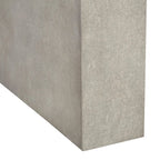 Blake Reclaimed Wood and Concrete Dining Table by iNSPIRE Q Artisan - Brown