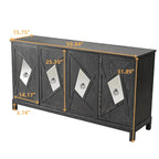 Cabinet moderne à 4 portes