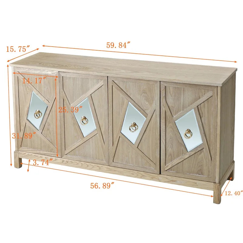 Cabinet moderne à 4 portes