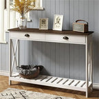 Console d'entrée de ferme 47 avec tiroir - 11,8P x 47,19L x 31,5H