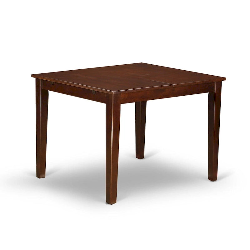 East West Furniture Dinette Set Contains a Rectangle Butterfly Leaf Dining Table and Dining Chairs (Chair Seat Color Options)