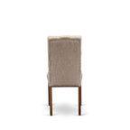 East West Furniture Dinette Set Contains a Rectangle Butterfly Leaf Dining Table and Dining Chairs (Chair Seat Color Options)