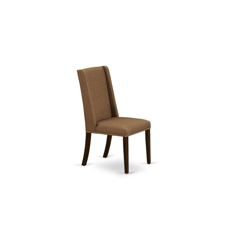 East West Furniture Dinette Set Contains a Rectangle Butterfly Leaf Dining Table and Dining Chairs (Chair Seat Color Options)