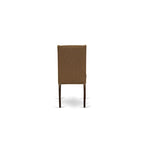 East West Furniture Dinette Set Contains a Rectangle Butterfly Leaf Dining Table and Dining Chairs (Chair Seat Color Options)