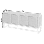 Buffet 4 Portes Captiva Rattan 76