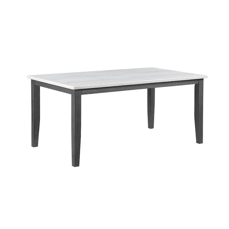 Modern White 7pc Dining Set