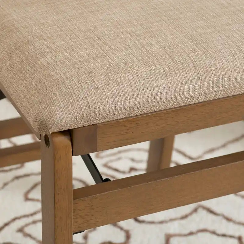 Chaises de salle à manger pliantes Joslyn en osier naturel (lot de 2)