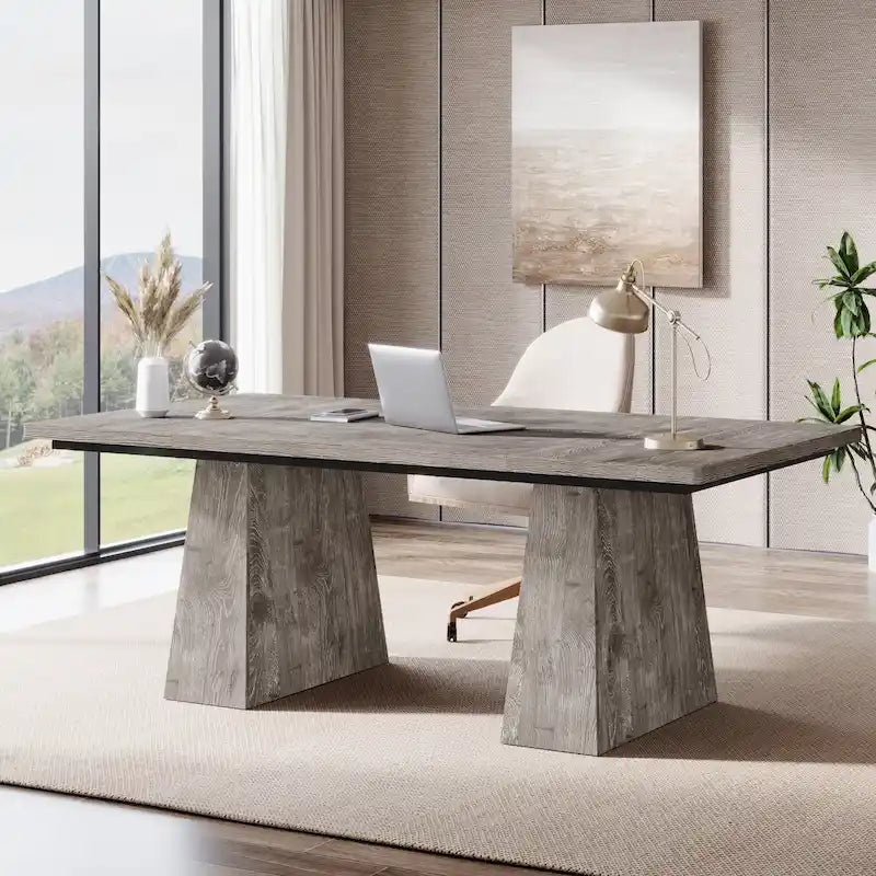 63 Inches Office Desk, Executive Desk for Home Office