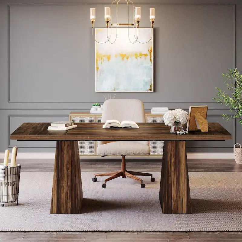 63 Inches Office Desk, Executive Desk for Home Office