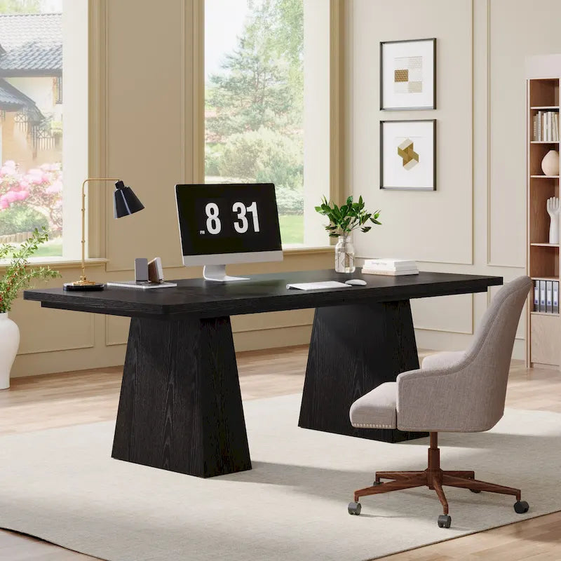 63 Inches Office Desk, Executive Desk for Home Office