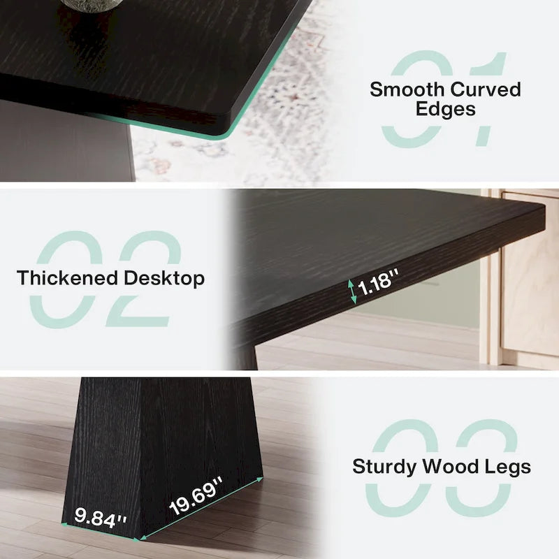 63 Inches Office Desk, Executive Desk for Home Office