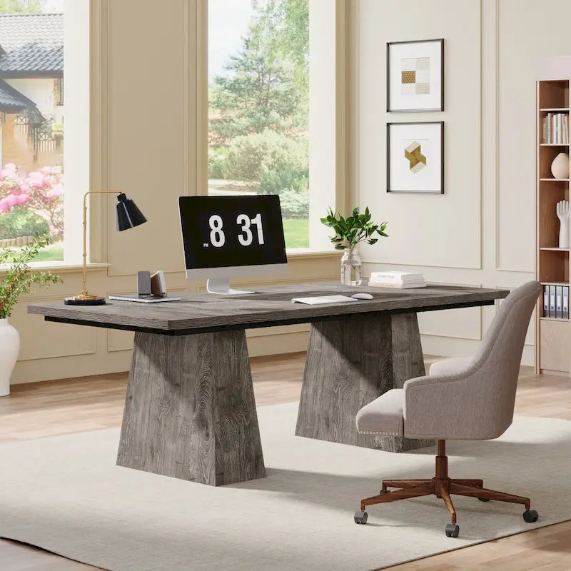 63 Inches Office Desk, Executive Desk for Home Office