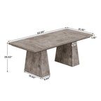 63 Inches Office Desk, Executive Desk for Home Office