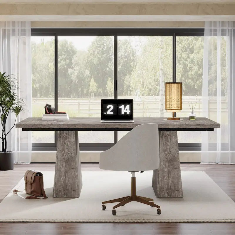 63 Inches Office Desk, Executive Desk for Home Office