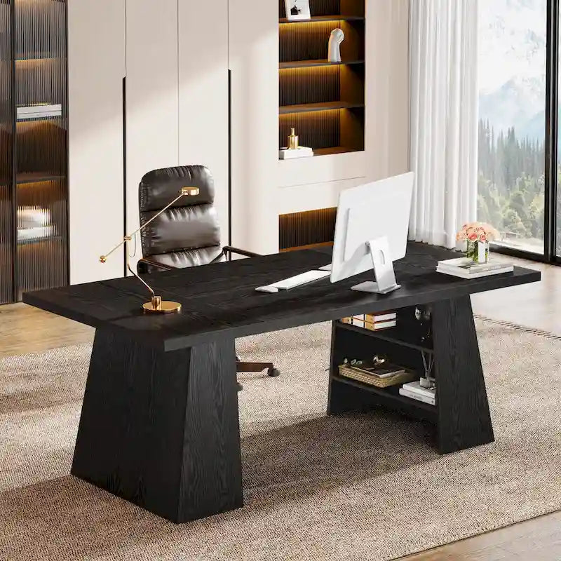 63 Inches Office Desk, Executive Desk for Home Office
