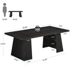 63 Inches Office Desk, Executive Desk for Home Office
