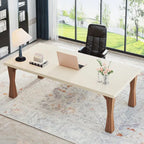 Executive Desk, 71 W x 35 D Large Office Desk, Modern Computer Desk