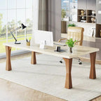 Executive Desk, 71 W x 35 D Large Office Desk, Modern Computer Desk