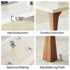 Executive Desk, 71 W x 35 D Large Office Desk, Modern Computer Desk