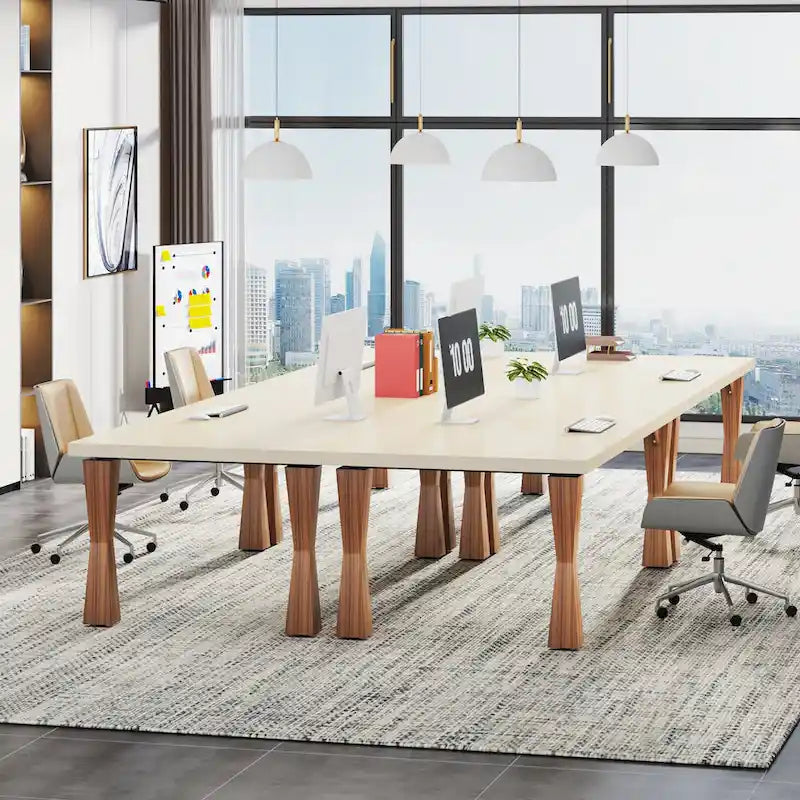 Executive Desk, 71 W x 35 D Large Office Desk, Modern Computer Desk