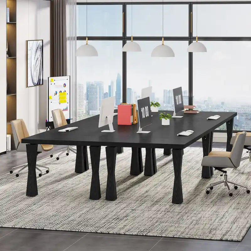 Executive Desk, 71 W x 35 D Large Office Desk, Modern Computer Desk