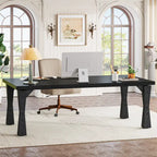Executive Desk, 71 W x 35 D Large Office Desk, Modern Computer Desk