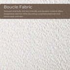 Furniture of America Beck Mid-century Modern Boucle Wingback Walnut Accent Chair