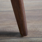 Furniture of America Beck Mid-century Modern Boucle Wingback Walnut Accent Chair