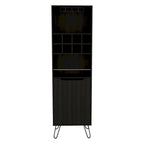 Bar Cabinet for Kitchen, Dining Room,Living Room, Black