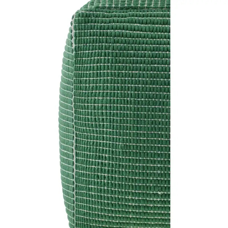 Livabliss Chunky Grid Modern & Contemporary Pouf
