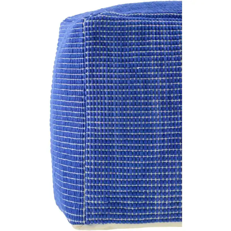 Livabliss Chunky Grid Modern & Contemporary Pouf