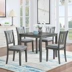 Table à manger carrée en bois pour 4 personnes, idéale pour les petits espaces